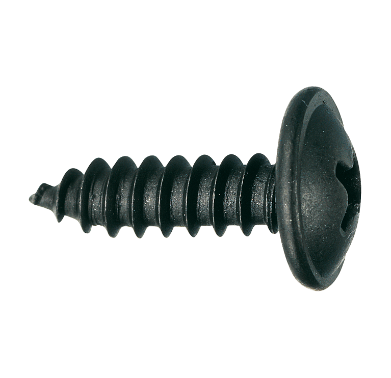 Plaatschroeven DIN968 zwart