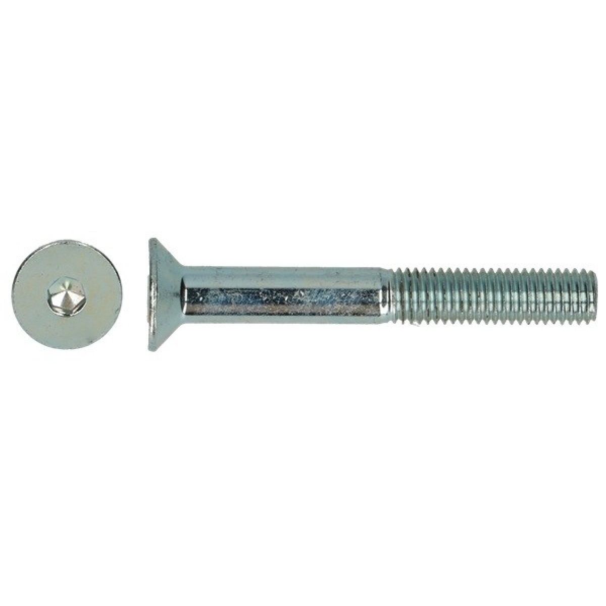 Verzonken bout met binnenzeskant DIN 7991 verzinkt 8.8