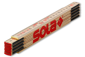 Vouwduimstok SOLA hout 2m