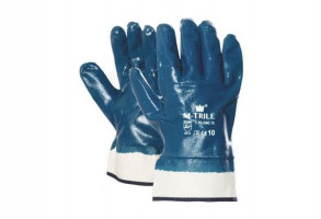 Handschoen OXXA Cleaner met NBR-coating blauw EN-388 XL/10, 12paar