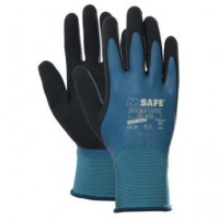 Handschoen M-SAFE double latex wet-grip maat XXL/11, 12paar