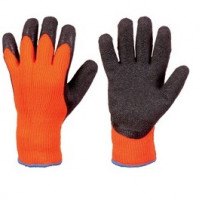 Winterhandschoen MAXX-GRIP gevoerd oranje maat XL/10, 12paar