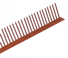 Vogelschroot kunststof rood 85mm, 240meter