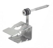 Hoekkeperklem groot model rvs torx schroef, 50stuks