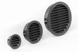 Klemrooster T243 nylon 43mm wit, 50stuks