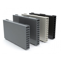 Voegrooster T110 5cm hoog zwart, 600st