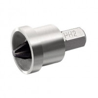 Bit 1/4" PH2 met stopfunctie 25mm, 2stuks