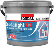 Luchtdichtingspasta SOUDAL Soudatight LQ zwart 5kg