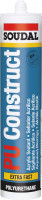 Bruislijm SOUDAL PU Construct D4 extra fast 15min 310ml, 15stuks