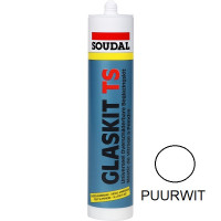 Glaskit SOUDAL TS 290ml puur wit RAL9010, 15stuks