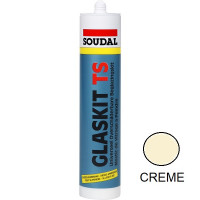 Glaskit SOUDAL TS 290ml cremewit RAL9001, 15stuks