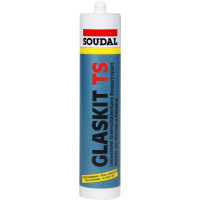 Glaskit SOUDAL TS 290ml licht ivoor RAL1015, 15stuks