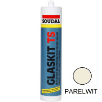 Glaskit SOUDAL TS 290ml parelwit RAL1013, 15stuks
