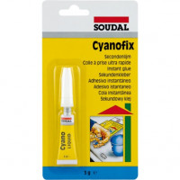 Secondelijm SOUDAL CYANOFIX 84a tube 3gr, 12stuks